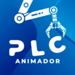 plc animador android application logo